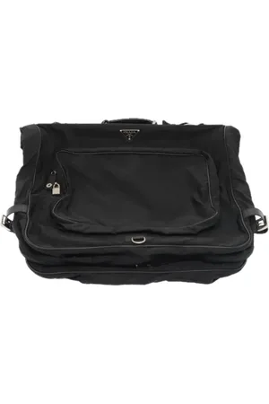 Prada Femme, Pre-owned, Noir, Taille: ONE Size Pre-owned Nylon sacs-de-voyage