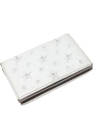 Jimmy Choo Femme, Pre-owned, Blanc, Taille: ONE Size Pre-owned Cuir accessoires-de-bureau