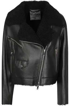 1972 DESA Femme, Vestes, Noir, Taille: 38 FR Veste en Shearling