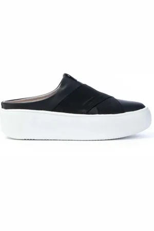 FESSURA Femme, Chaussures, Noir, Taille: 38 EU Cloud Sabot Cuir Détail Élastique