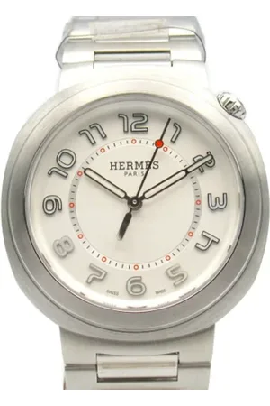 Hermès Femme, Pre-owned, Gris, Taille: ONE Size Pre-owned Acier inoxydable montres