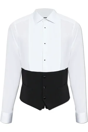 Dolce & Gabbana Homme, Chemises, Blanc, Taille: L Chemise de smoking