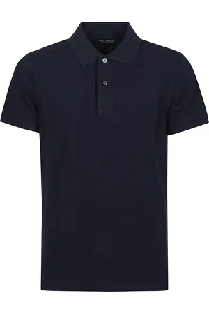 Tom Ford Homme, Tops, Noir, Taille: M Polo de Tennis à Manches Courtes