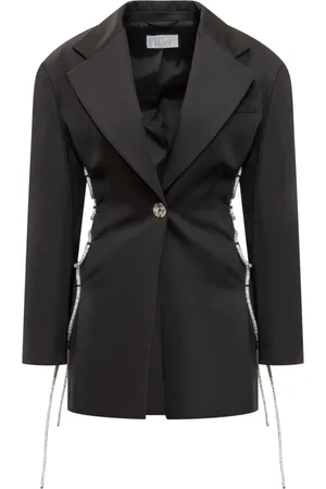 GIUSEPPE DI MORABITO Femme, Vestes, Noir, Taille: 36 FR Elegant Button-Up Blazer