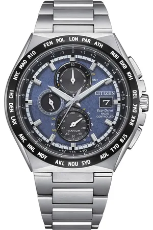 Citizen Homme, Accessoires, Bleu, Taille: ONE Size At8238-84L - AT8 Super Titanio