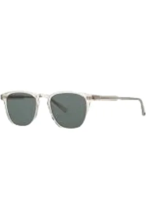 GARRETT LEIGHT Homme, Accessoires, Gris, Taille: ONE Size Lunettes de Soleil en Acétate Champagne pour Homme