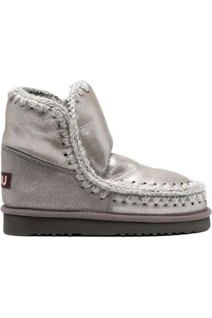 Mou Femme, Chaussures, Gris, Taille: 36 EU Bottines Grises pour Femmes