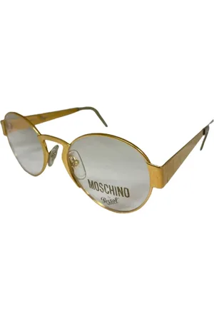 Moschino Unisex, Accessoires, Jaune, Taille: ONE Size Lunettes Vintage mod. M08 Or