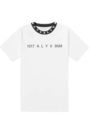 1017 ALYX 9SM Homme, Tops, Blanc, Taille: XL T-shirt Décontracté en Coton Noir