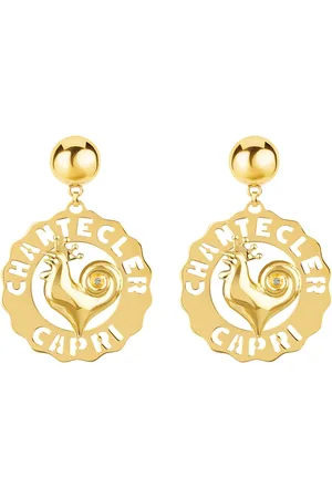 CHANTECLER Femme, Accessoires, Jaune, Taille: ONE Size Boucles d