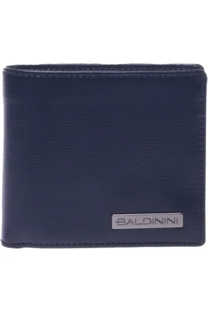 BALDININI Homme, Accessoires, Bleu, Taille: ONE Size Wallet in dark palmellato leather