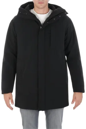 Aspesi Homme, Manteaux, Noir, Taille: S Veste Parka Liam