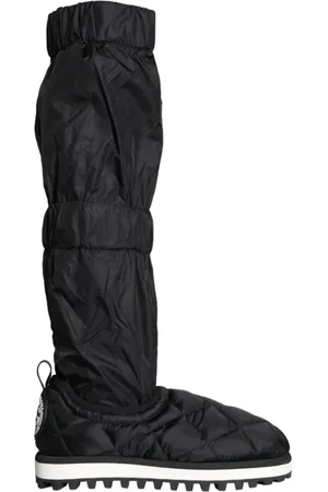 Dolce & Gabbana Homme, Chaussures, Noir, Taille: 44 EU Baskets Montantes Matelassées Chaussures