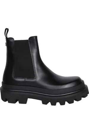 Dolce & Gabbana Homme, Chaussures, Noir, Taille: 41 EU Bottes Cheville Noires pour Homme