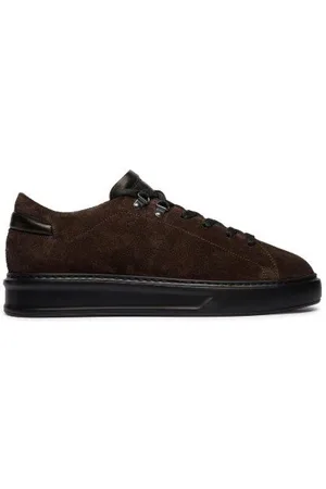 Fabi Homme, Chaussures, Brun, Taille: 42 EU Baskets Hiver en Daim Marron Foncé