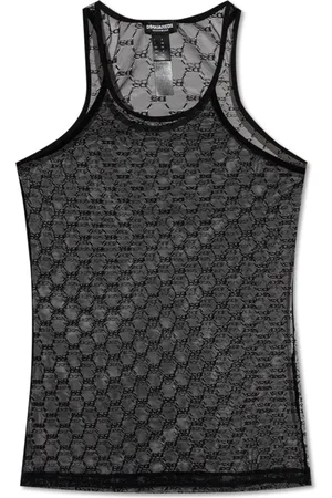 Dsquared2 Femme, Tops, Noir, Taille: 42 FR Logo Top