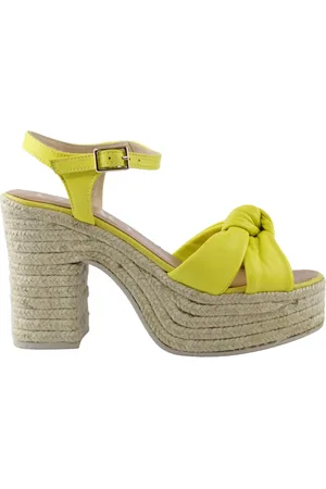 Gaimo Femme, Chaussures, Jaune, Taille: 40 EU Espadrilles Jaune Slip-On