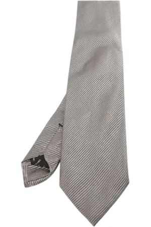 Tom Ford Homme, Pre-owned, Gris, Taille: ONE Size Pre-owned Soie accessoires-de-bureau