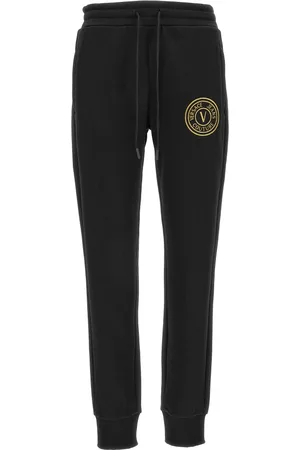 VERSACE Femme, Pantalons, Noir, Taille: 40 FR Pantalon