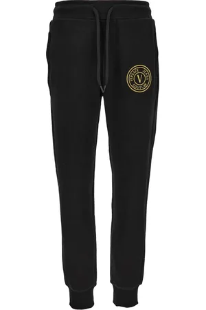 VERSACE Femme, Pantalons, Noir, Taille: 38 FR Pantalon