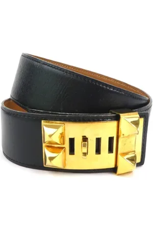 Hermès Femme, Pre-owned, Noir, Taille: ONE Size Pre-owned Cuir ceintures