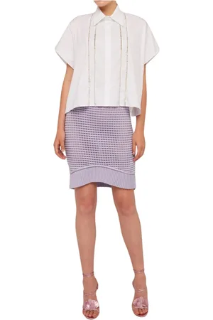 GENNY Femme, Blouses et Chemises, Blanc, Taille: 38 FR Chemises
