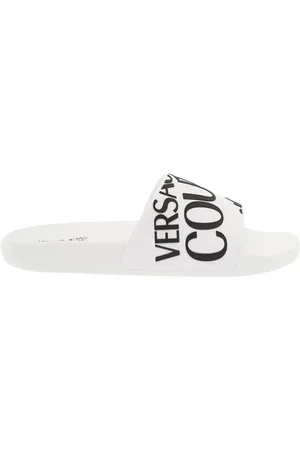 VERSACE Homme, Chaussures, Blanc, Taille: 39 EU Sandales