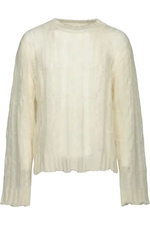 Séfr Homme, Pulls, Blanc, Taille: L Pull Blanc Pull Aw24