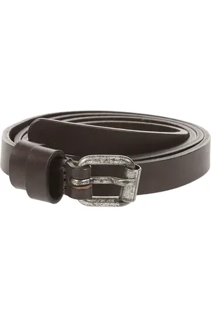 Aspesi Femme, Accessoires, Brun, Taille: S Ceinture en Cuir Marron Coupe Régulière