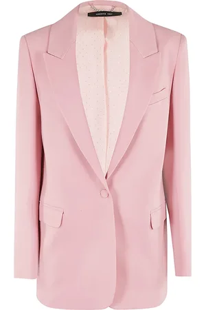 FEDERICA TOSI Femme, Vestes, Rose, Taille: 38 FR Veste Élégante pour Femmes
