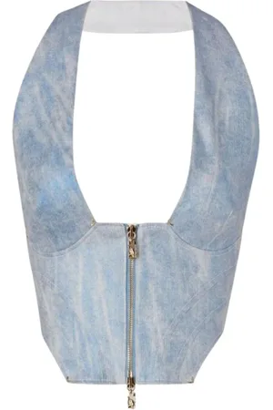 GENNY Femme, Tops, Bleu, Taille: 40 FR Top