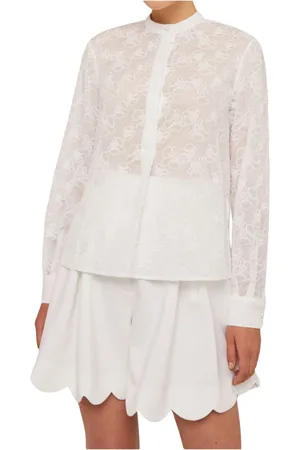 GENNY Femme, Blouses et Chemises, Blanc, Taille: 38 FR Chemises