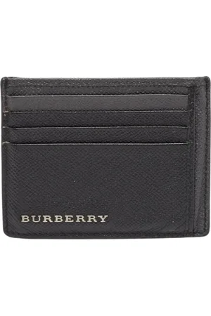 Burberry Homme, Pre-owned, Noir, Taille: ONE Size Pre-owned Cuir petite-maroquinerie