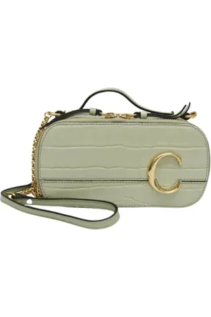 Chloé Femme, Pre-owned, Vert, Taille: ONE Size Pre-owned Cuir sacs-bandouliere