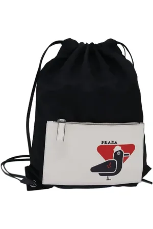 Prada Femme, Pre-owned, Noir, Taille: ONE Size Pre-owned Nylon sacs-prada