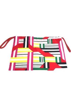 Hermès Femme, Pre-owned, Multicolore, Taille: ONE Size Pre-owned Soie trousses-de-toilette