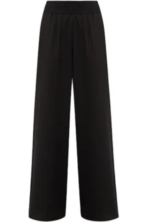 Joseph Femme, Pantalons, Noir, Taille: 38 FR Pantalon en Crêpe de Soie