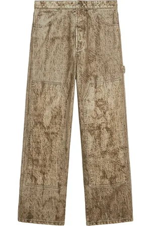 1989 STUDIO Homme, Pantalons, Brun, Taille: W29 Pantalon cargo