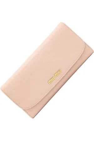 Miu Miu Femme, Pre-owned, Rose, Taille: ONE Size Pre-owned Cuir petite-maroquinerie