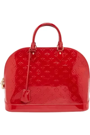 LOUIS VUITTON Femme, Pre-owned, Rouge, Taille: ONE Size Pre-owned Cuir sacs-main