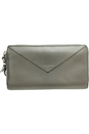 Balenciaga Femme, Pre-owned, Gris, Taille: ONE Size Pre-owned Cuir petite-maroquinerie