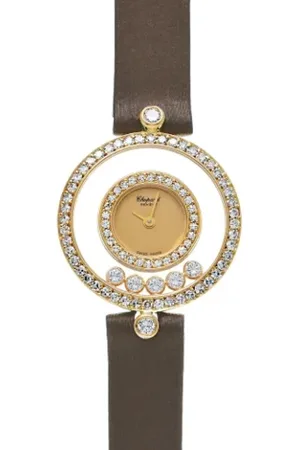 Chopard Femme, Pre-owned, Jaune, Taille: ONE Size Pre-owned Or jaune montres