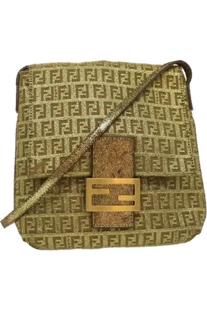 Fendi Femme, Pre-owned, Jaune, Taille: ONE Size Pre-owned Toile sacs-fendi
