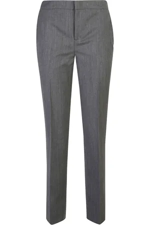 Twin-Set Femme, Pantalons, Gris, Taille: 42 FR Pantalon Gris Élégant