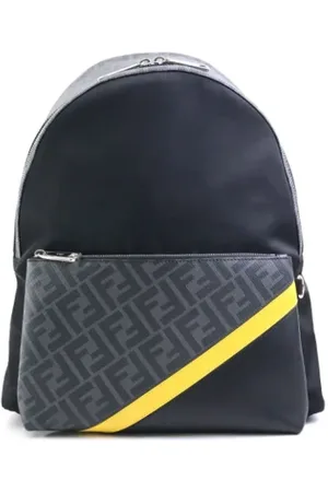Fendi Femme, Pre-owned, Noir, Taille: ONE Size Pre-owned Tissu sacs-fendi