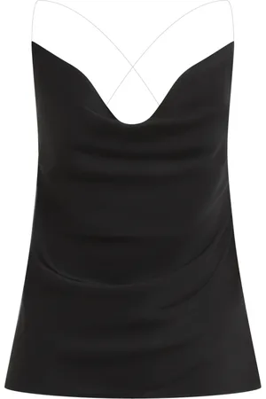 Y / PROJECT Femme, Tops, Noir, Taille: 38 FR Haut noir à bretelles invisibles