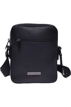 BALDININI Homme, Sacs, Noir, Taille: ONE Size Crossbody bag in tumbled leather