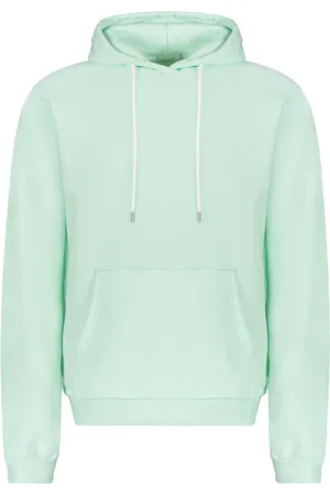 JOHN ELLIOTT Homme, Sweatshirts et sweats à capuche, Vert, Taille: S Sweat à Capuche Côtelé Mélange Coton