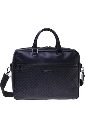 BALDININI Homme, Sacs, Noir, Taille: ONE Size Professional bag with braided print