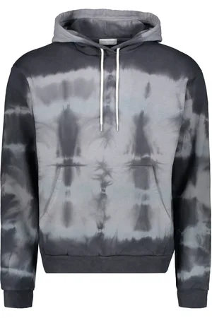 JOHN ELLIOTT Homme, Sweatshirts et sweats à capuche, Gris, Taille: M Tie Dye Sweat à Capuche en Coton